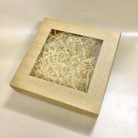 Коробка подарочная с окном 17*17*6см