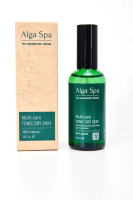 Многофункциональный тоник для сухой кожи для лица на основе живой суспензии микроводоросли Chlorella Multi-care TONIC DRY SKIN, 100 ml  Alga Spa