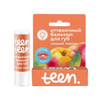Оттеночный бальзам для губ "Сочный персик" 4 гр Мануфактура Дом Природы