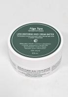 Липидовосстанавливающий крем-баттер для тела с живой хлореллой Lipid-restoring body cream batter, 300 ml Alga Spa