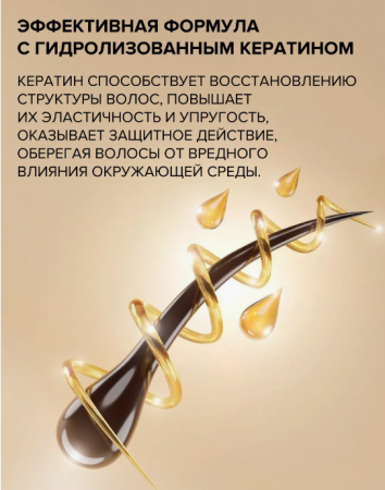 Маска для волос с кератином Tabacco Vanille, 250 мл The Bunt