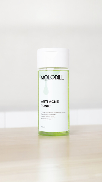 ANTI ACNE TONIC Тоник  для проблемной, жирной кожи 150 мл, MOLODILL