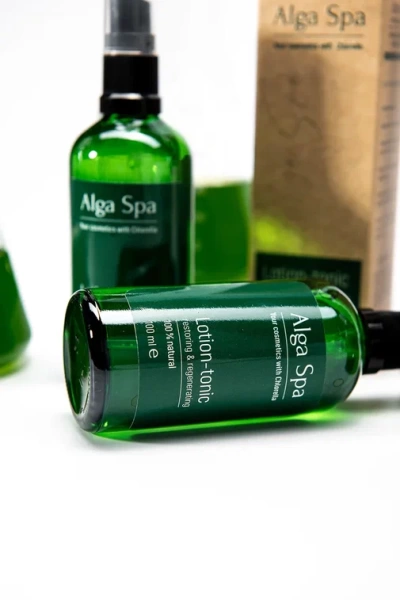 Лосьон-тоник восстанавливающий и регенирующий на основе живой суспензии микроводоросли Chlorella Lotion-tоnic restoring & regenerating, 100 ml e Alga Spa