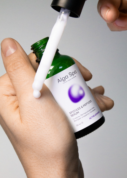 Сыворотка со спикулами и пептидами, SPICULES & PEPTIDES SERUM,  30 ml, Alga Spa
